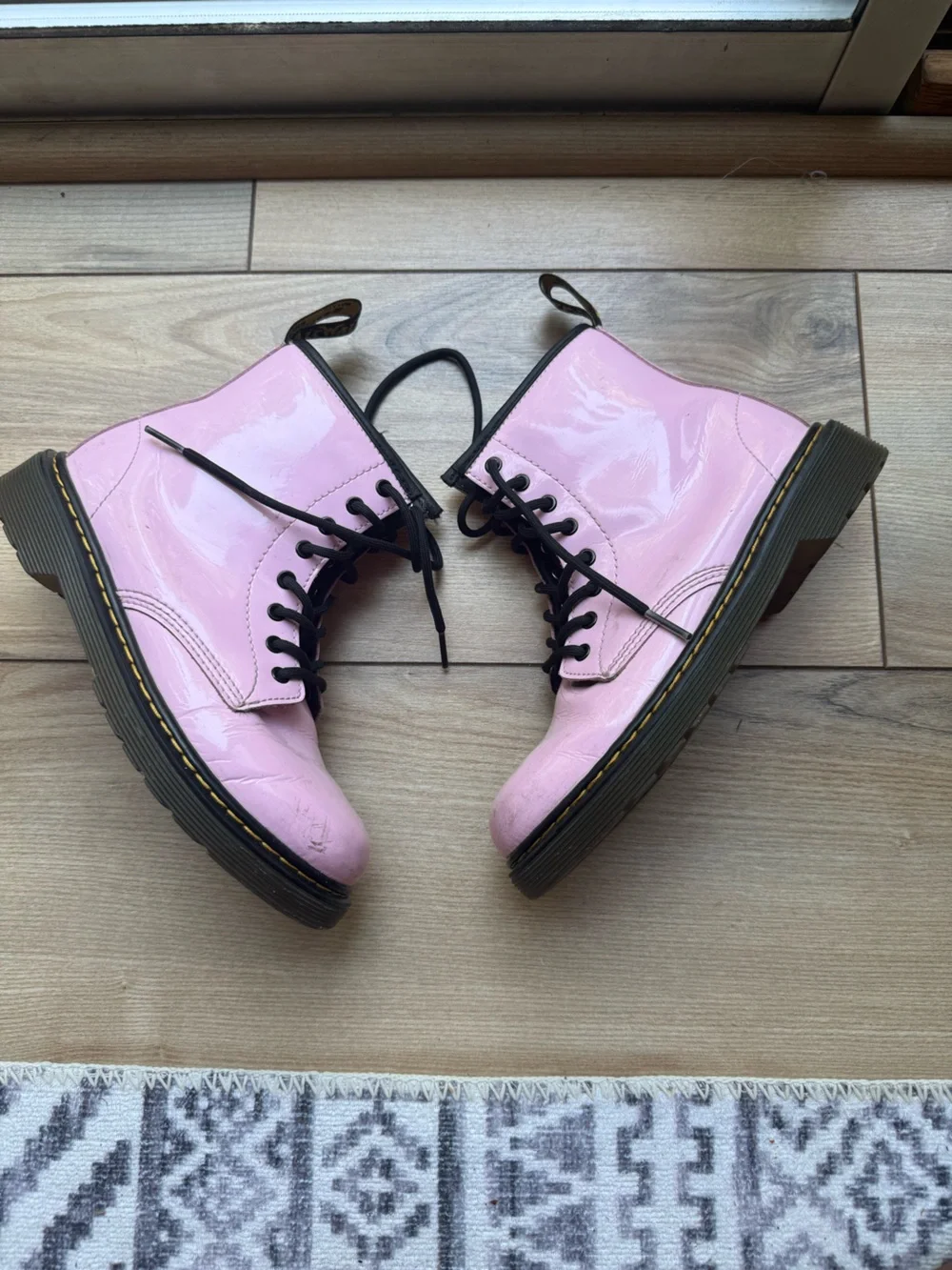 Dr. Martens junior pink boots